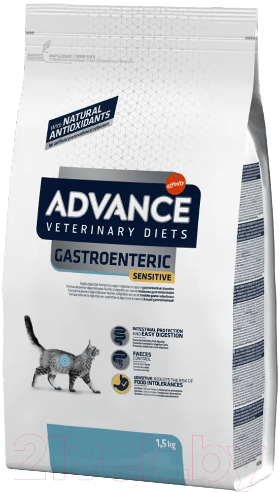 Сухой корм для кошек Advance VetDiet Gastroenteric индейка