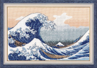Набор для вышивания Овен Большая волна в Канагаве / 1255В - 