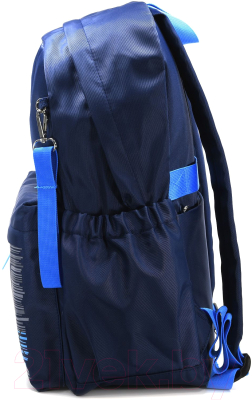 Школьный рюкзак Lorex Ergonomic M12 Shark In Dark LXBPM12-SD (синий)