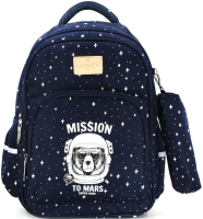 Школьный рюкзак Lorex Ergonomic M10 Mars Mission XBPM10-MM (черный) - 