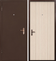 Входная дверь Промет Спец Pro BMD 86x206 (левая, капучино/антик медь) - 