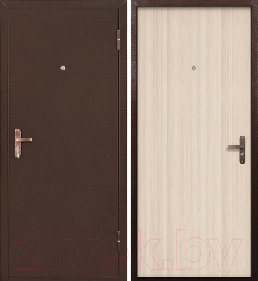 Входная дверь Промет Спец Pro BMD капучино/антик медь (86x206, правая)