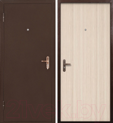 Входная дверь Промет Спец Pro BMD капучино/антик медь (96x206, левая)