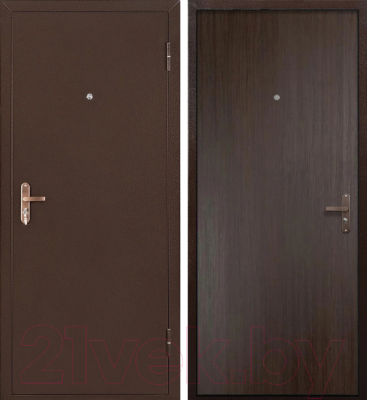 Входная дверь Промет Спец Pro BMD венге/антик медь (96x206, правая)