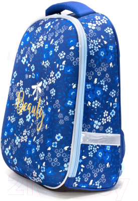 Школьный рюкзак Schoolformat Ergonomic 1 Floral Patterm РЮКЖК1-ФПА (синий)
