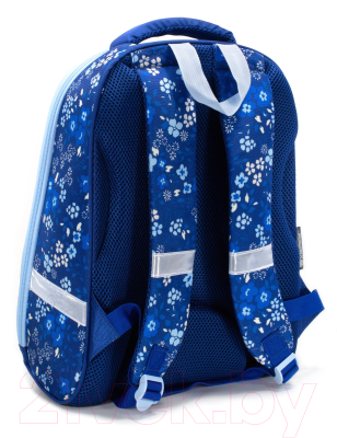 Школьный рюкзак Schoolformat Ergonomic 1 Floral Patterm РЮКЖК1-ФПА (синий)