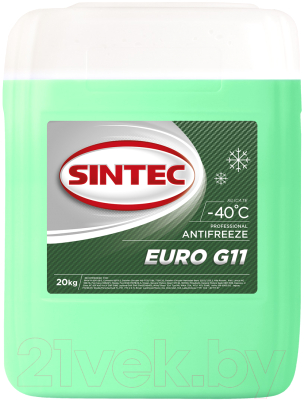 Антифриз Sintec Euro G11 / 800521 (20кг, зеленый)