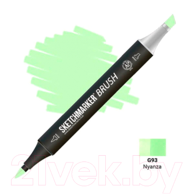Маркер перманентный Sketchmarker Brush Двусторонний G93 / SMB-G93 (ньянза)