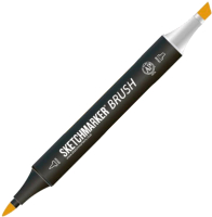 

Маркер перманентный Sketchmarker, Brush Двусторонний Y22 / SMB-Y22
