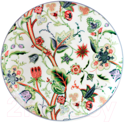 Тарелка закусочная (десертная) Thun 1794 Tom Экзотические цветы / ТОМ0012 (19см)