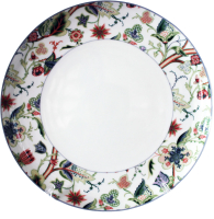 Тарелка столовая обеденная Thun 1794 Tom Экзотические цветы / ТОМ0011 (26см) - 