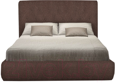 Полуторная кровать Асмана Двойная-4 120x200 (саванна корица)