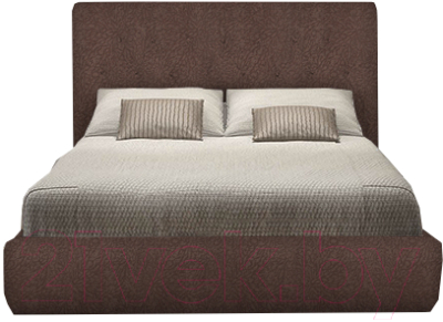 Двуспальная кровать Асмана Двойная-4 160x200 (саванна корица)
