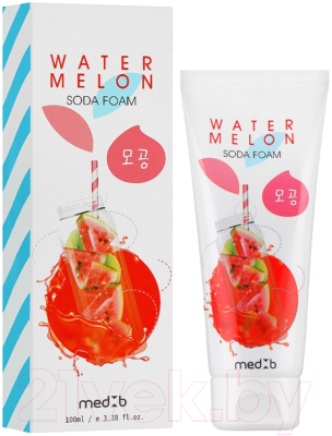 Пенка для умывания Med B Watermelon Soda Foam с экстрактом арбуза (100мл)