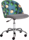 Кресло офисное Tetchair Melody (ткань/флок, серый/Botanica 11 Avocado/29) - 