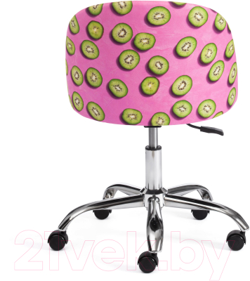 Кресло офисное Tetchair Melody (ткань/флок, фиолетовый/Botanica 06 Kiwi/138)