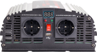 Автомобильный инвертор Geofox MD 1500W (2 розетки) - 