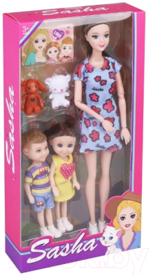 Набор кукол Наша игрушка Счастливая семья / 201104149