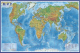 Настенная карта Globen Мир физическая 1:25млн / КН047 - 