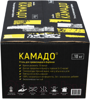 Уголь древесный Kamado Joe Камадо УГ010-Пр (10кг)