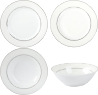 Набор столовой посуды Arya Elegant Gisella / 8680943109576 (белый) - 