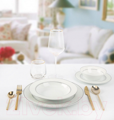Набор столовой посуды Arya Elegant Gisella / 8680943109576 (белый)