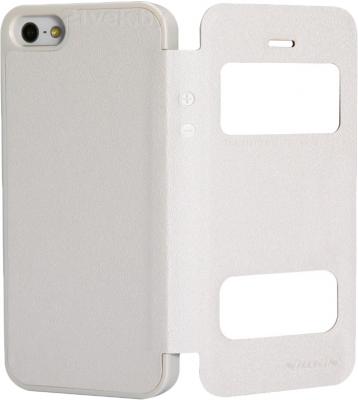 Чехол-накладка Nillkin Sparkle White (для Apple Iphone 5/5S) - в раскрытом виде