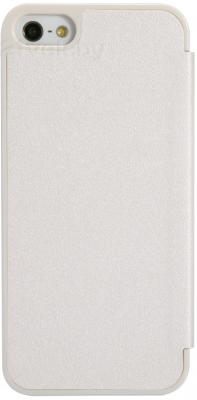 Чехол-накладка Nillkin Sparkle White (для Apple Iphone 5/5S) - вид сзади