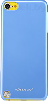 Чехол-накладка Nillkin Multi-Color Blue (для Apple iPod Touch 5) - общий вид на телефоне