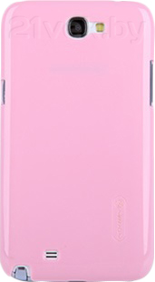 Чехол-накладка Nillkin Multi-Color Pink (для Samsung Galaxy Note2/N7100) - общий вид на телефоне