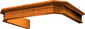 Комплект декоративных панелей для вытяжки Krona Serena 60 CPB/5 / 00015145 (светлая вишня) - общий вид (цвет товара уточняйте при заказе) 