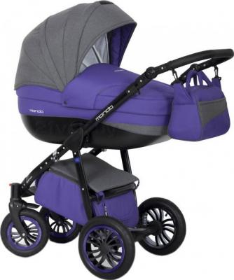 Детская универсальная коляска Expander Mondo Black Line 2 в 1 (Violet) - общий вид