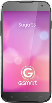 Смартфон Gigabyte GSmart Saga S3 (черный) - общий вид