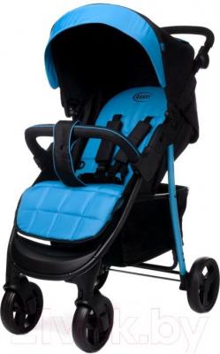 Детская прогулочная коляска 4Baby Rapid (синий) - общий вид