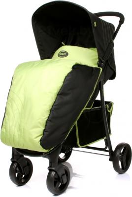 Детская прогулочная коляска 4Baby Rapid (зеленый) - чехол для ног 