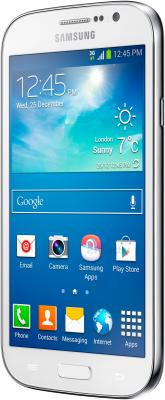 Смартфон Samsung I9060 Galaxy Grand Neo (белый) - полубоком