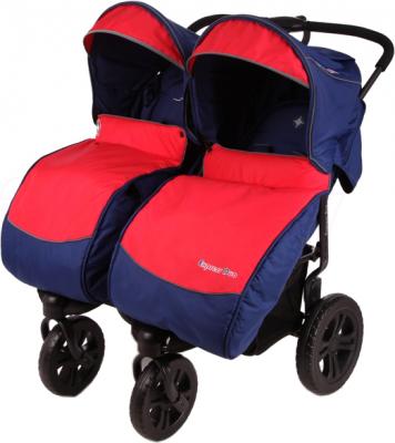 Детская прогулочная коляска Mobility One ExspressDuo P5370 (Blue-Red) - общий вид