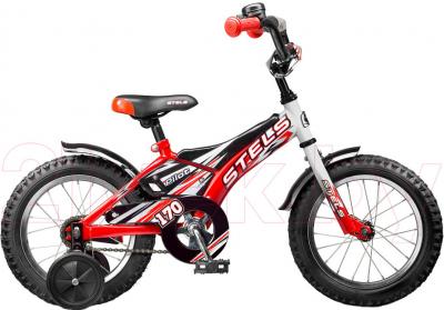 Детский велосипед STELS Pilot 170 (14, Red-White) - общий вид