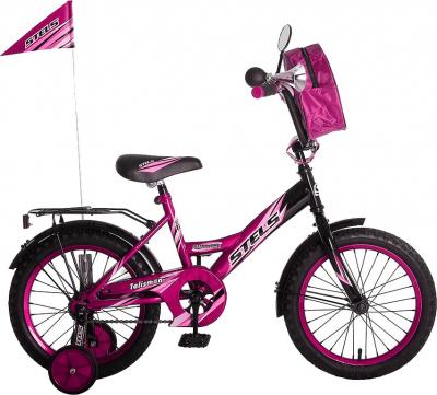 Детский велосипед STELS Talisman Black 16 (Pink) - общий вид