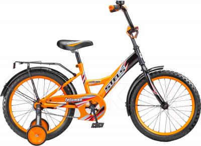 Детский велосипед STELS Talisman Black 16 (Orange) - общий вид