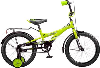 Детский велосипед STELS Pilot 130 (16, Green-Black) - общий вид
