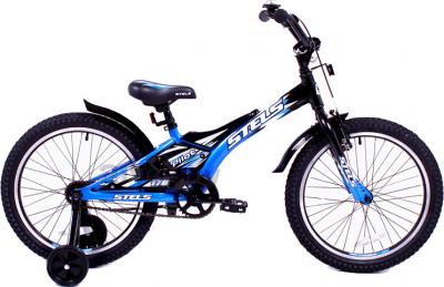 Детский велосипед STELS Pilot 170 (16, Black-Blue) - общий вид