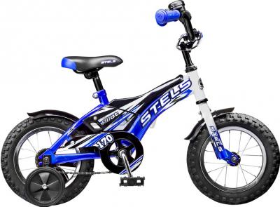 Детский велосипед STELS Pilot 170 (16, White-Blue) - общий вид