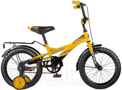 Детский велосипед STELS Pilot 130 (18, Orange-Black) - общий вид