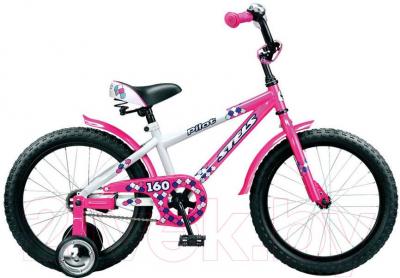 Детский велосипед STELS Pilot 160 (18, Pink-White) - общий вид