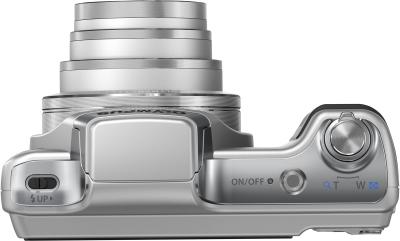 Компактный фотоаппарат Olympus SZ-15 (серебристый) - вид сверху