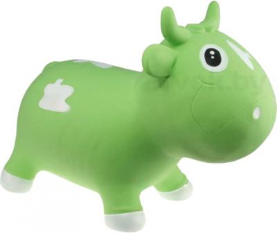 Игрушка-прыгун KidzzFarm Коровка Белла (зеленая с белым) - общий вид