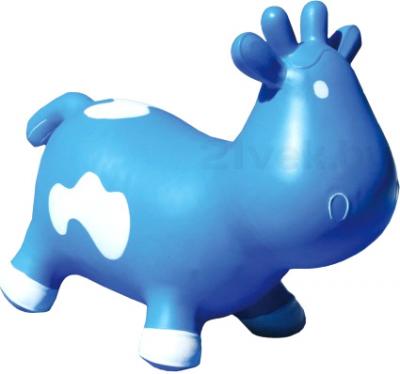 Игрушка-прыгун KidzzFarm Коровка Бетси (голубая с белым) - общий вид