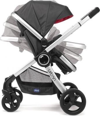 Детская универсальная коляска Chicco Urban (Black) - регулировка наклона спинки (козырек в комплектацию не входит)