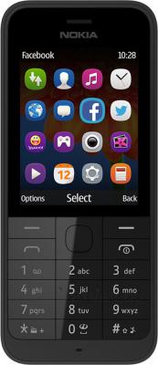 Мобильный телефон Nokia 220 Dual (черный) - общий вид